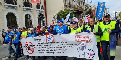Demo in Romania on cost of living crisis