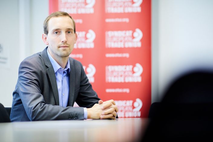 ETUC Confederal Secretary Ludovic Voet 