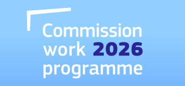Couverture du programme de travail 2026 de la Commission