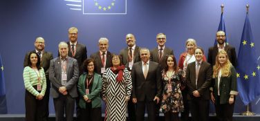 Group photo of trade union delegation to the Tripartite Social Summit