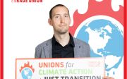 ETUC Confederal Secretary Ludovic Voet supporting a socially just ecological transition 