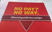Ban unpaid internships logo